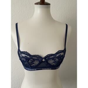 Lounge Bra Lingerie Blossom Balcony Floral Lace Logo Intimates